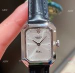 Replica Rolex Cellini Stainless Steel Case Gray Dial 24mm Lady Watch